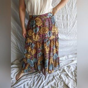 Auguste cotton maxi skirt